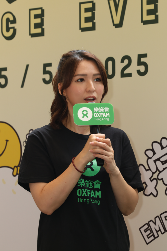 Celebrity Snow Suen Tso urges everyone to support the 2025 Oxfam Rice Event—"Fight Climate Change, Empower Smallholder Farmers."